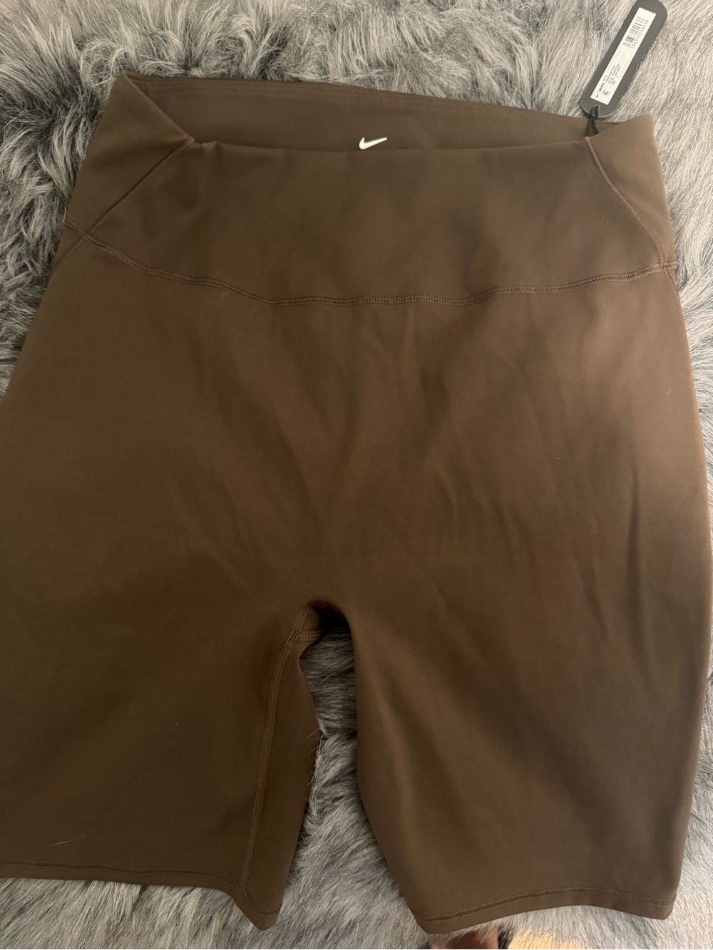 Nike Skims Brown High-Waist Biker Shorts